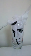 decorative Elvis Presley hand painted glass cup vase mug fathers day