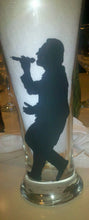 decorative hand painted U2 Bono achtung baby custom made to order wine glass mug tumbler cups wedding fathers day