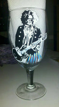 Steven Tyler Joe Perry Aerosmith hand painted glass cups wine glass