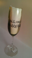 set of 2 tim burton nightmare before christmas wedding inspired flute champagne glasses