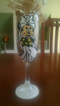 custom set of 2 peanuts gang custom mickey mouse minnie mouse bride groom wedding toasting glasses hand painted wine