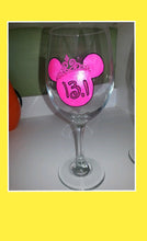 custom set of 5 custom mickey mouse minnie mouse head disney princess half marathon bride groom wedding toasting glasses hand painted wine