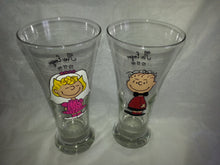 decorative set of 2 tumbler cups  glasses Linus & Sally