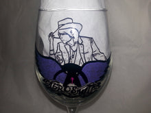 Steven Tyler Joe Perry Aerosmith hand painted glass cups wine glass Christmas gift