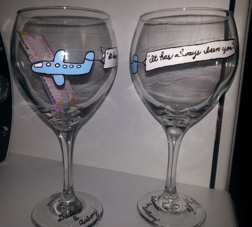 custom hand painted personalized wedding proposal plane banner announcement gift